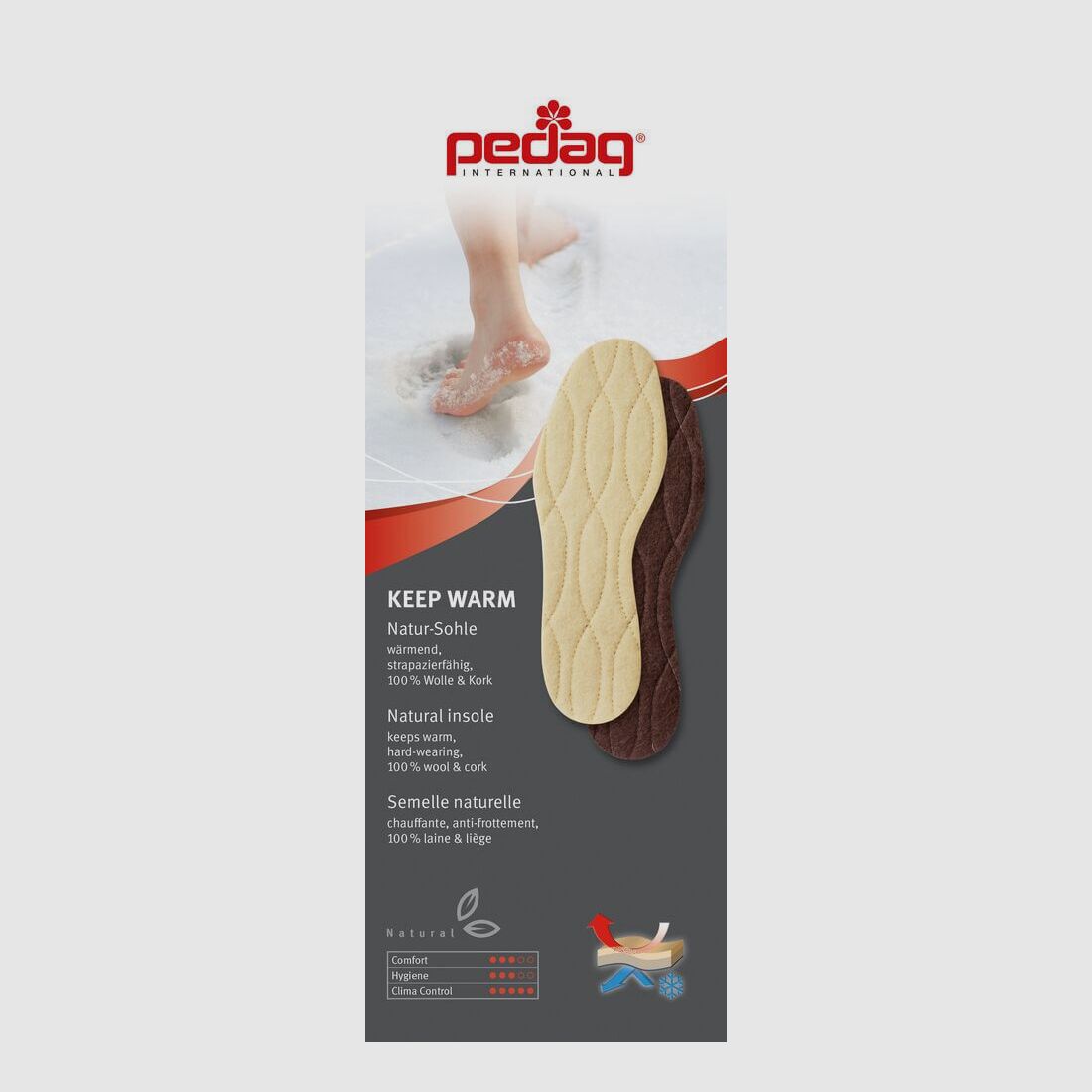Pedag® Keep Warm insoles