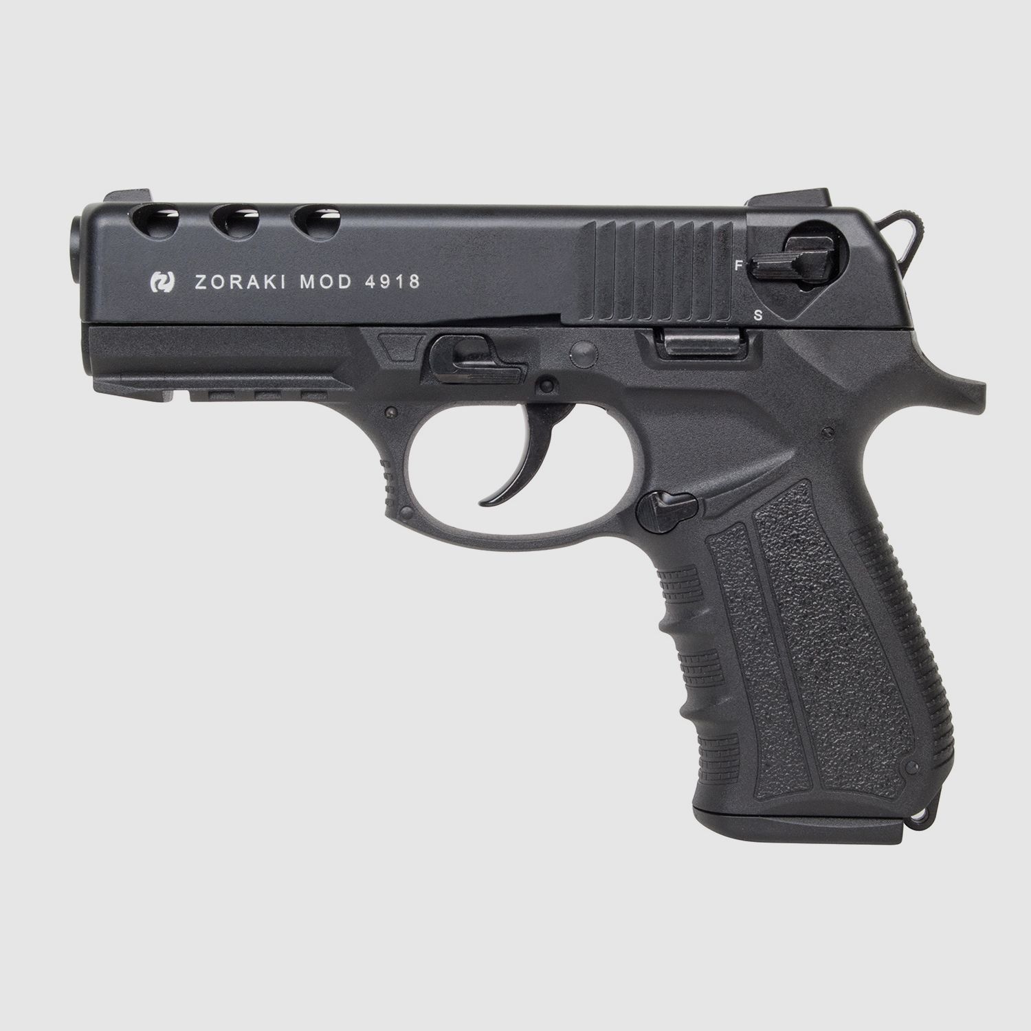 Zoraki 4918 Black 9mm P.A.K. - Gas Signal