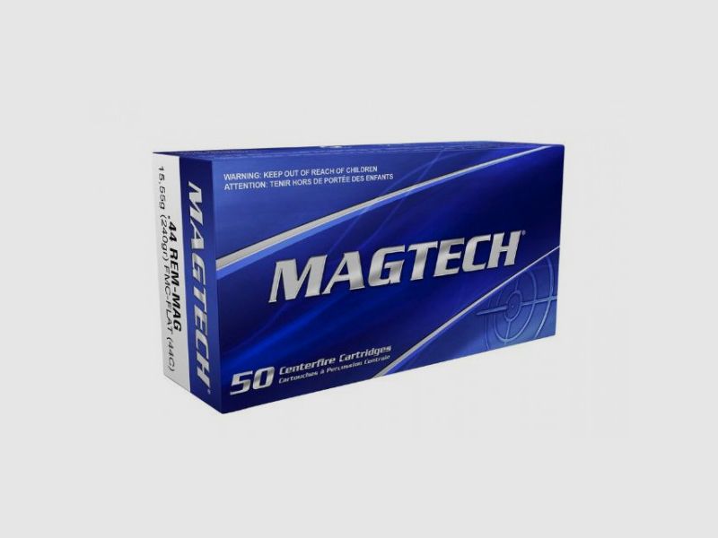 MAGTECH SJSP-FLAT - .44REM-MAG - 240 GRS. - 50 CARTRIDGES