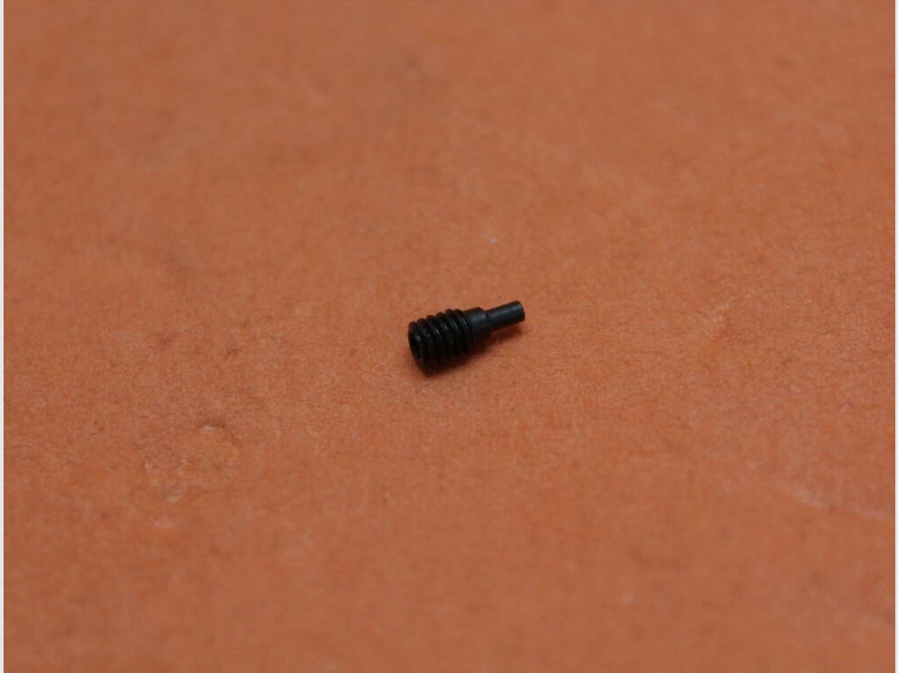 DPMS AR-15: Rear Sight Base Index Screw AR-15 A2 Matte DPMS retaining screw for the detent disk of the diopter sight, image 1 of 3