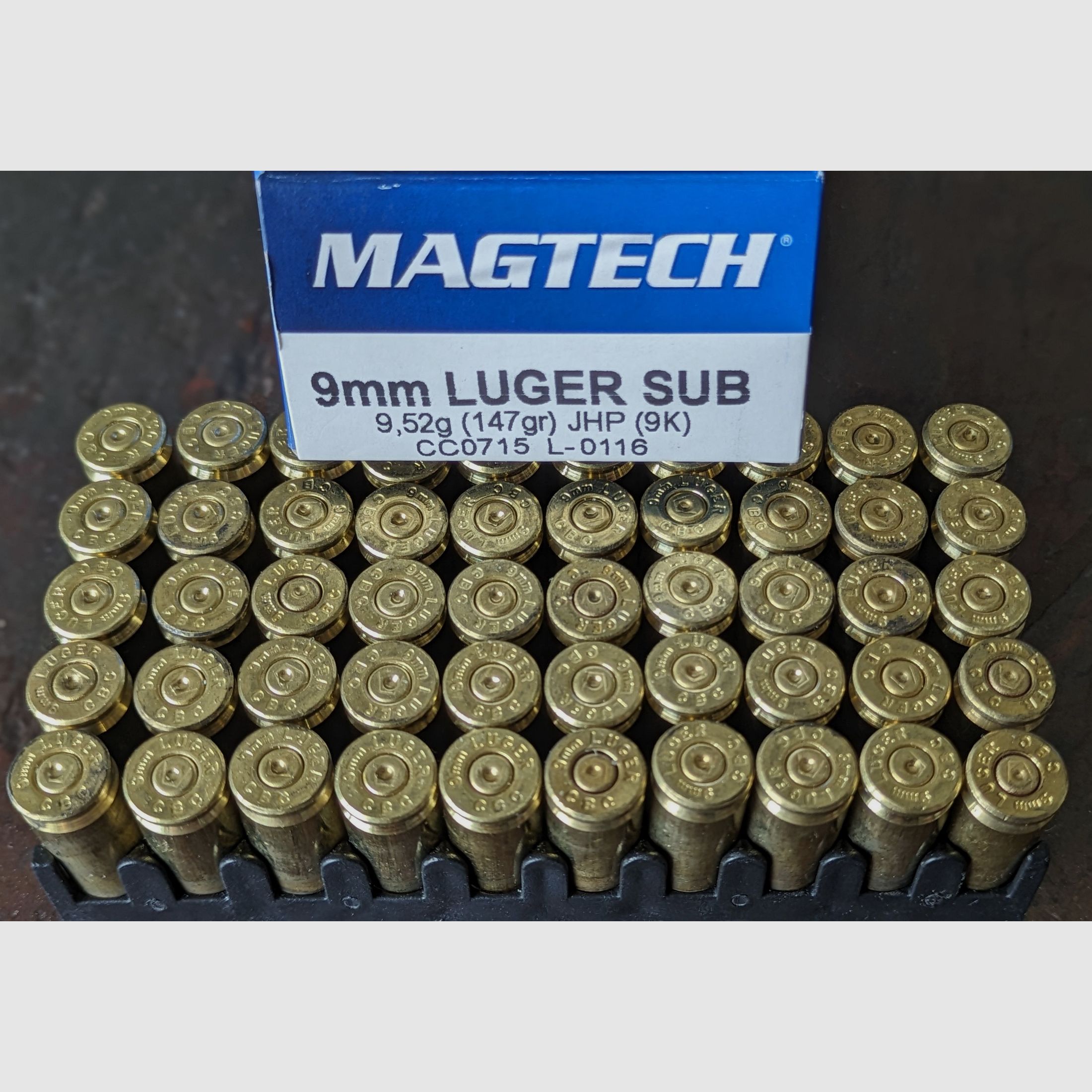 Hülsen Magtech CBC 9mm Luger Subsonic 9K °°°°°°°°°°°°°°°°°°°°