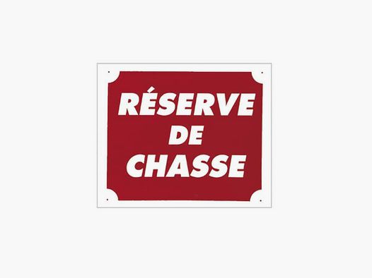 Schild 'Jagdbereich' 30 x 25 cm - Aluminium