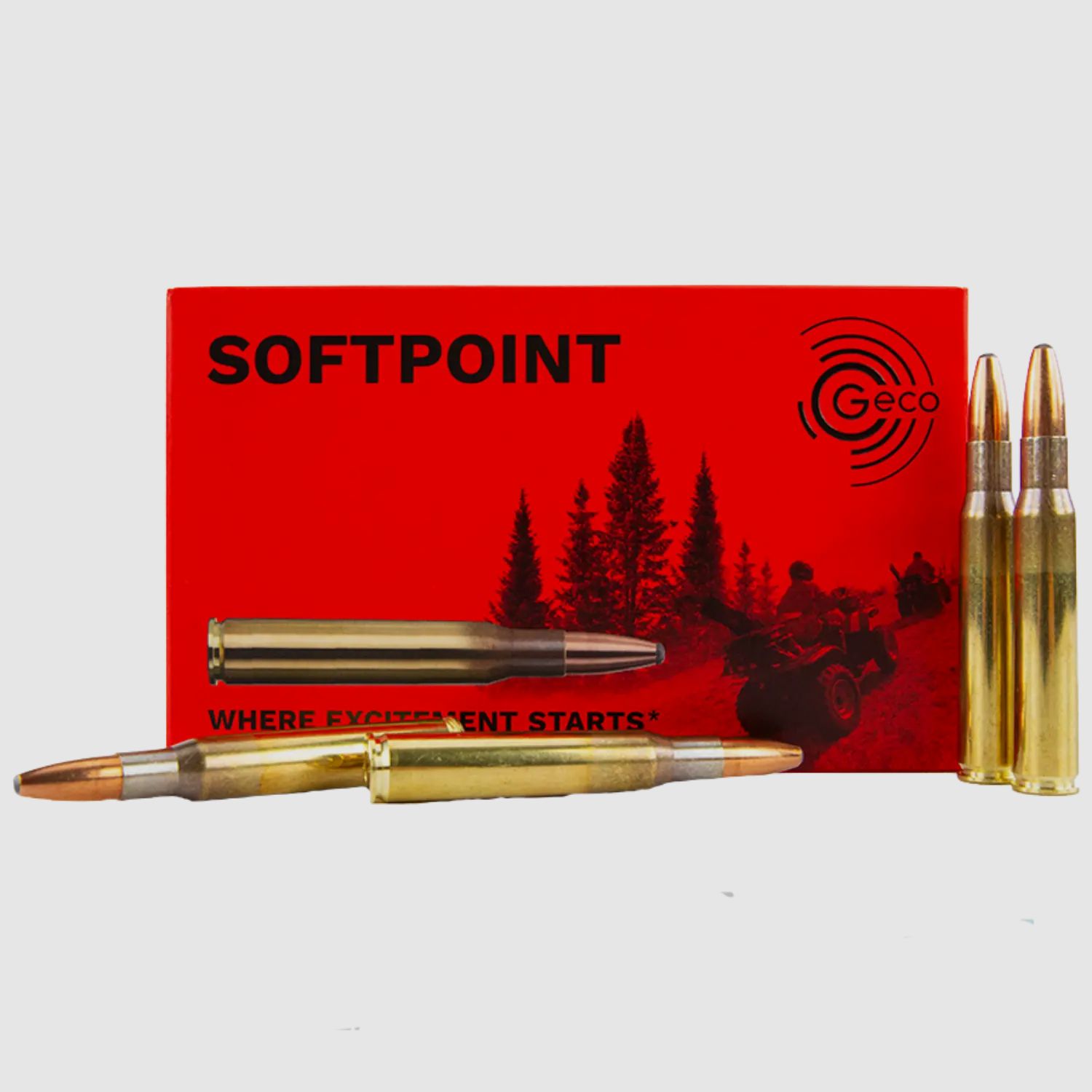 Geco Softpoint kaliber .308 WIN. Jachtmunitie 170gr