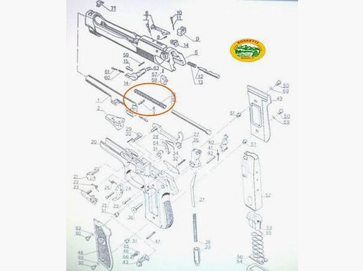 BERETTA Rückholfeder 92 13lb