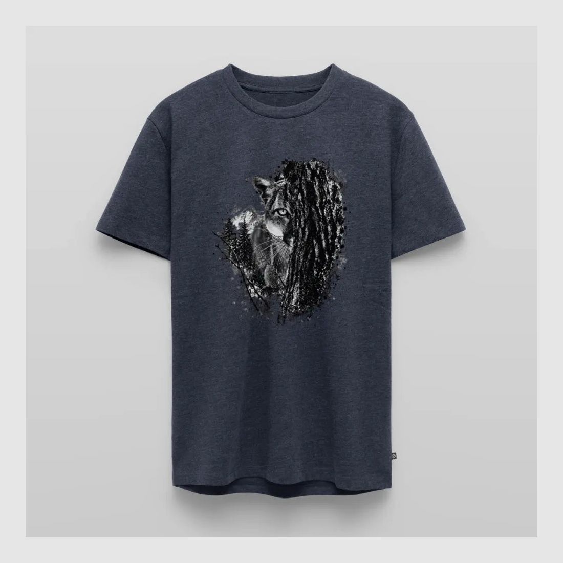 PUMA Men´s Premium T-Shirt „Lauernder Puma"