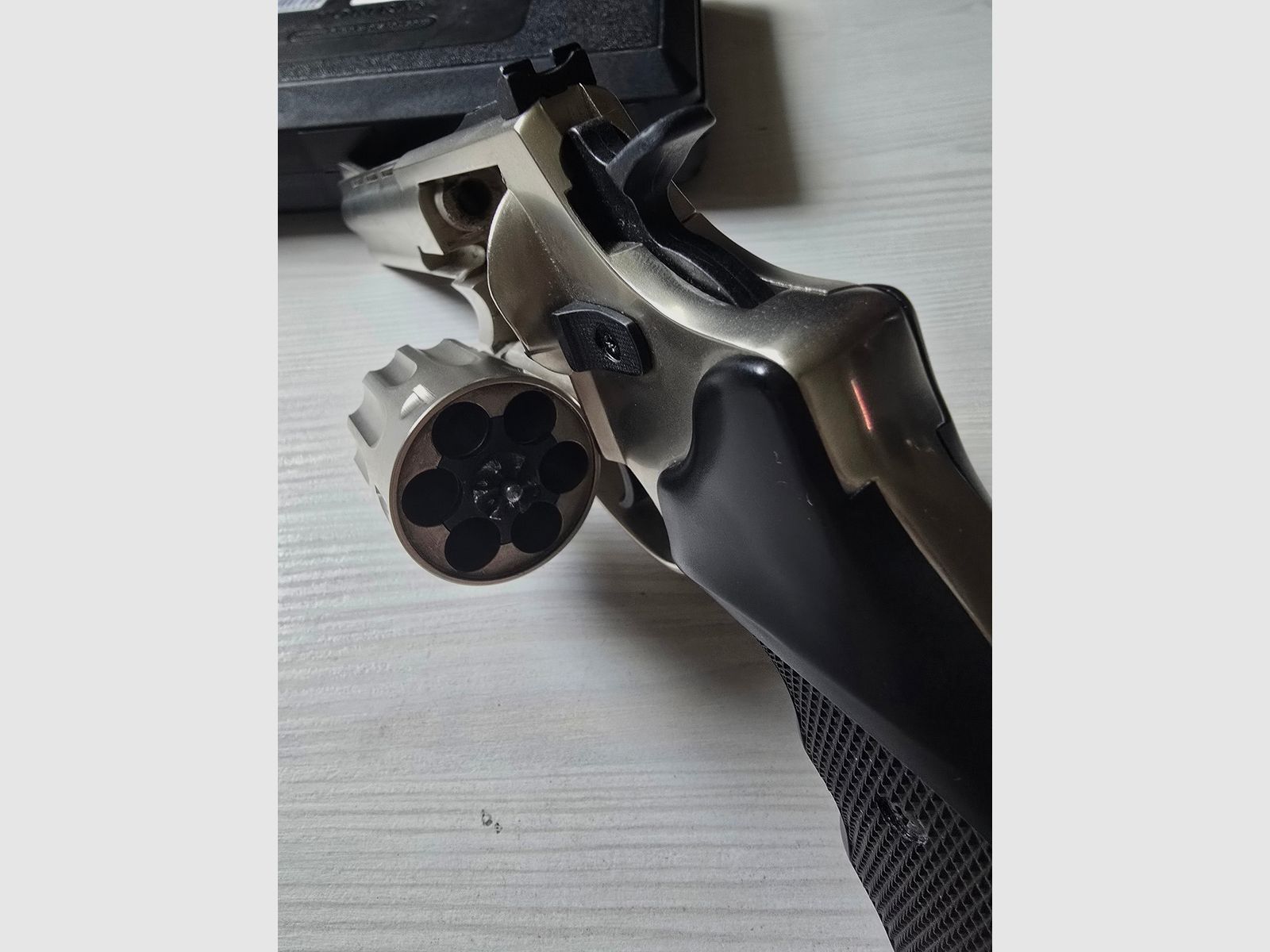 Ekol Viper 4,5 Zoll Vernickelt Schreckschussrevolver 