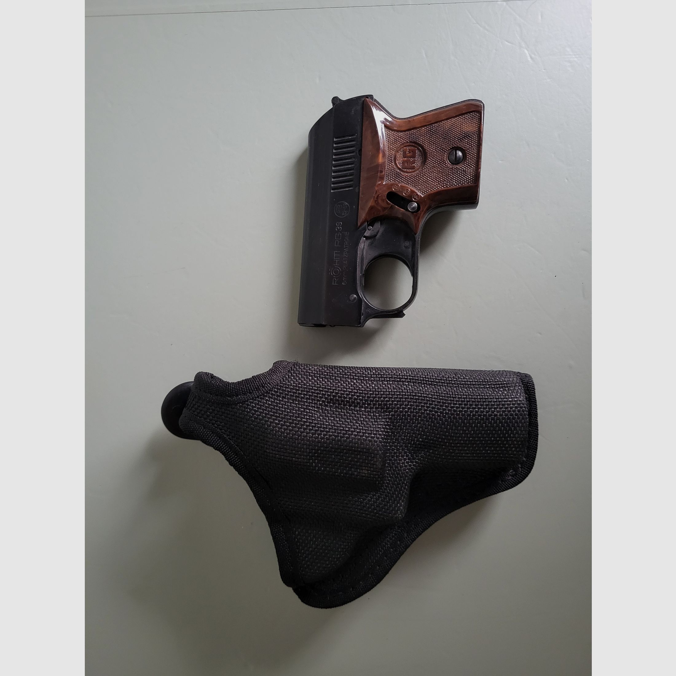 Taschen Gaspistole - Schreckschusswaffe RÖHM RG 3S - 1970er Jahre