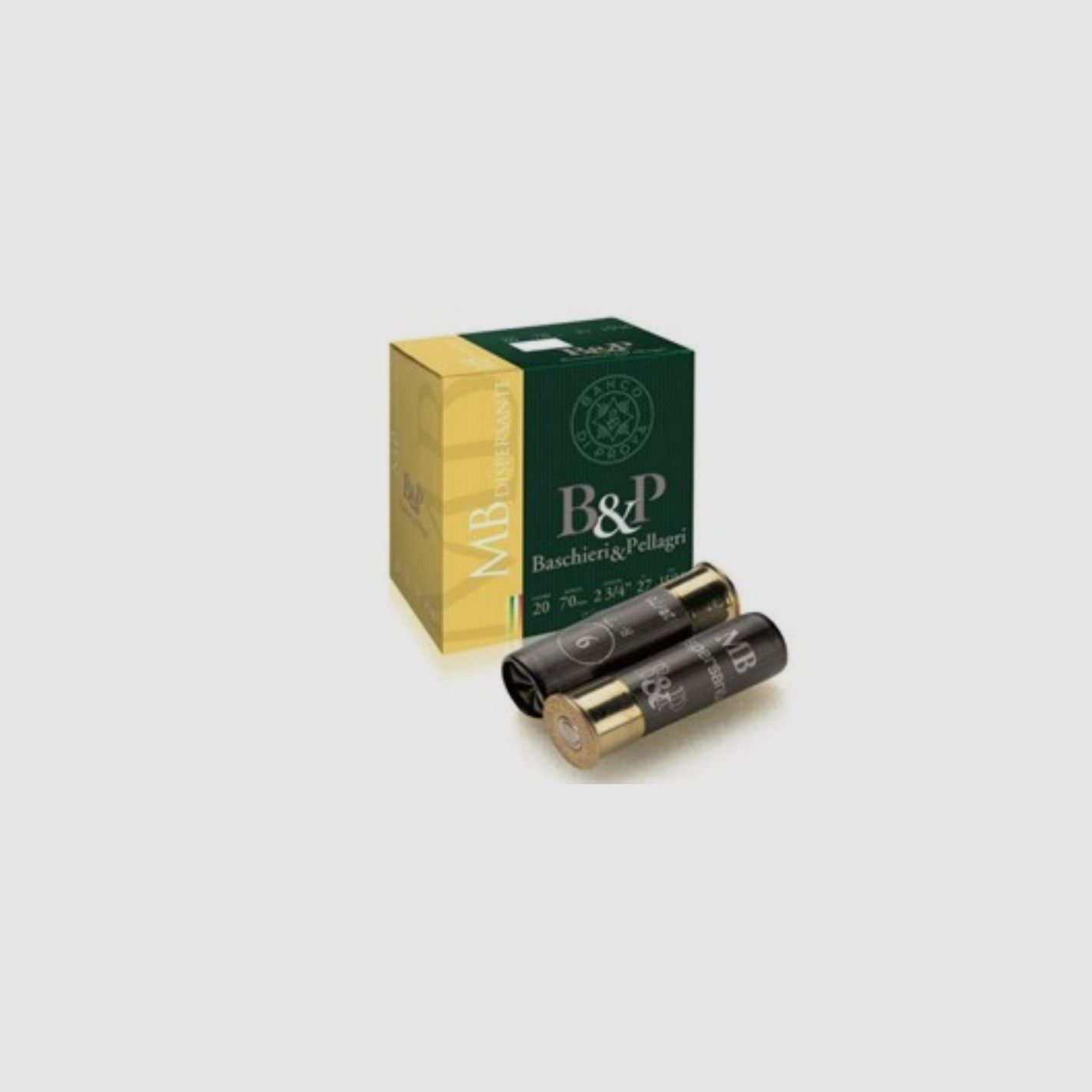 Kiste mit Patronen B&P MB Dispersant 27gr C.20, Bild 1 von 5