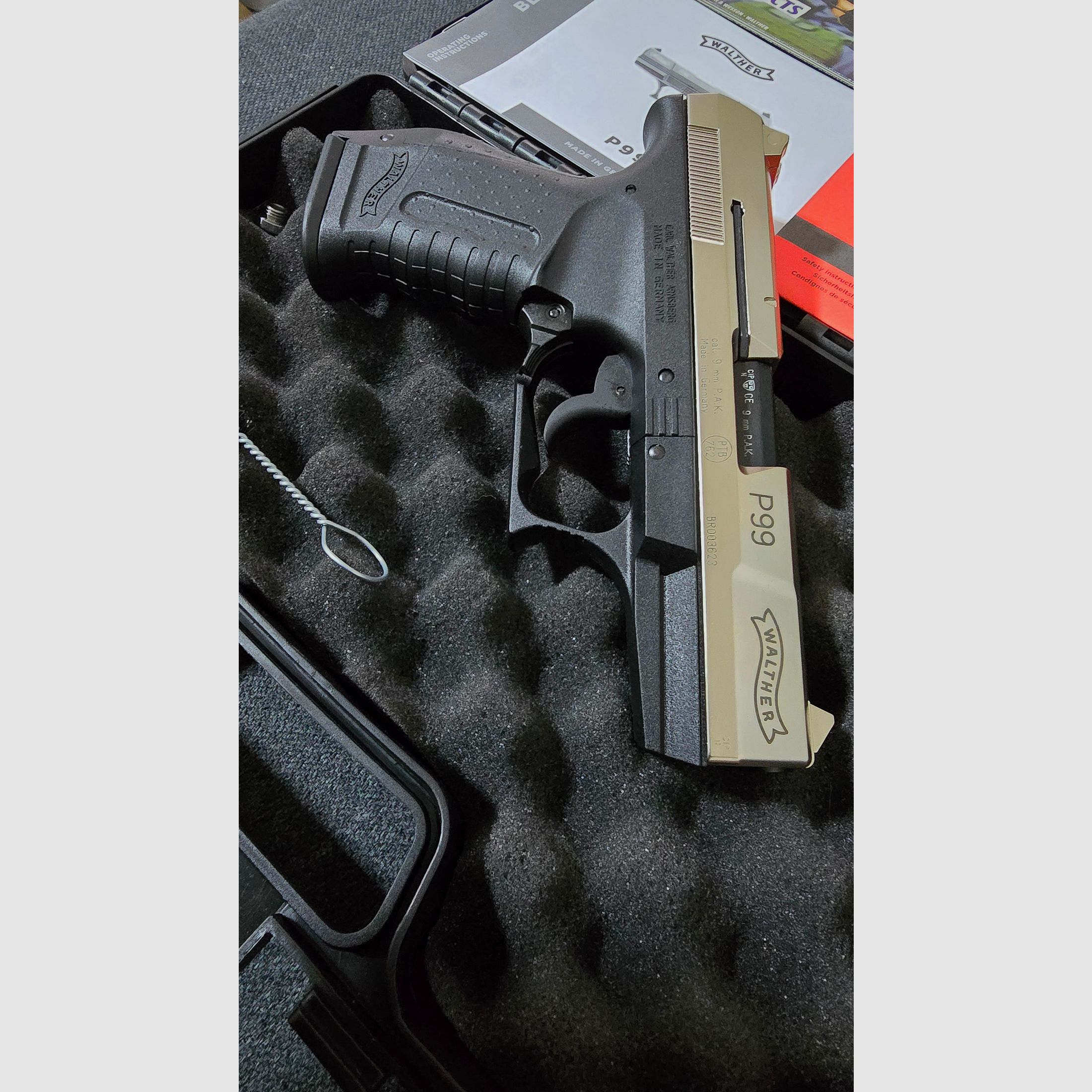Walther P99 Schreckschuss Nickel 9mm PAK 