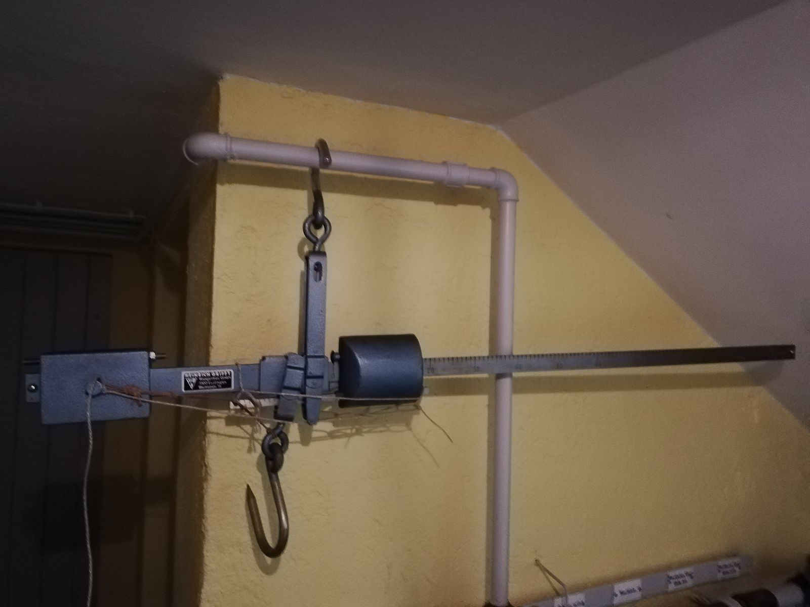 Wild Balkenwaage eichfähig. Hersteller Heinrich Grifft