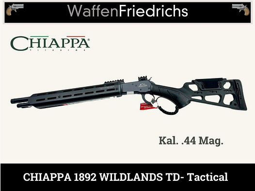 CHIAPPA 1892 Wildlands TD TACTICAL 16" |UHR Unterhebelrepetierbüchse | Waffen Friedrichs