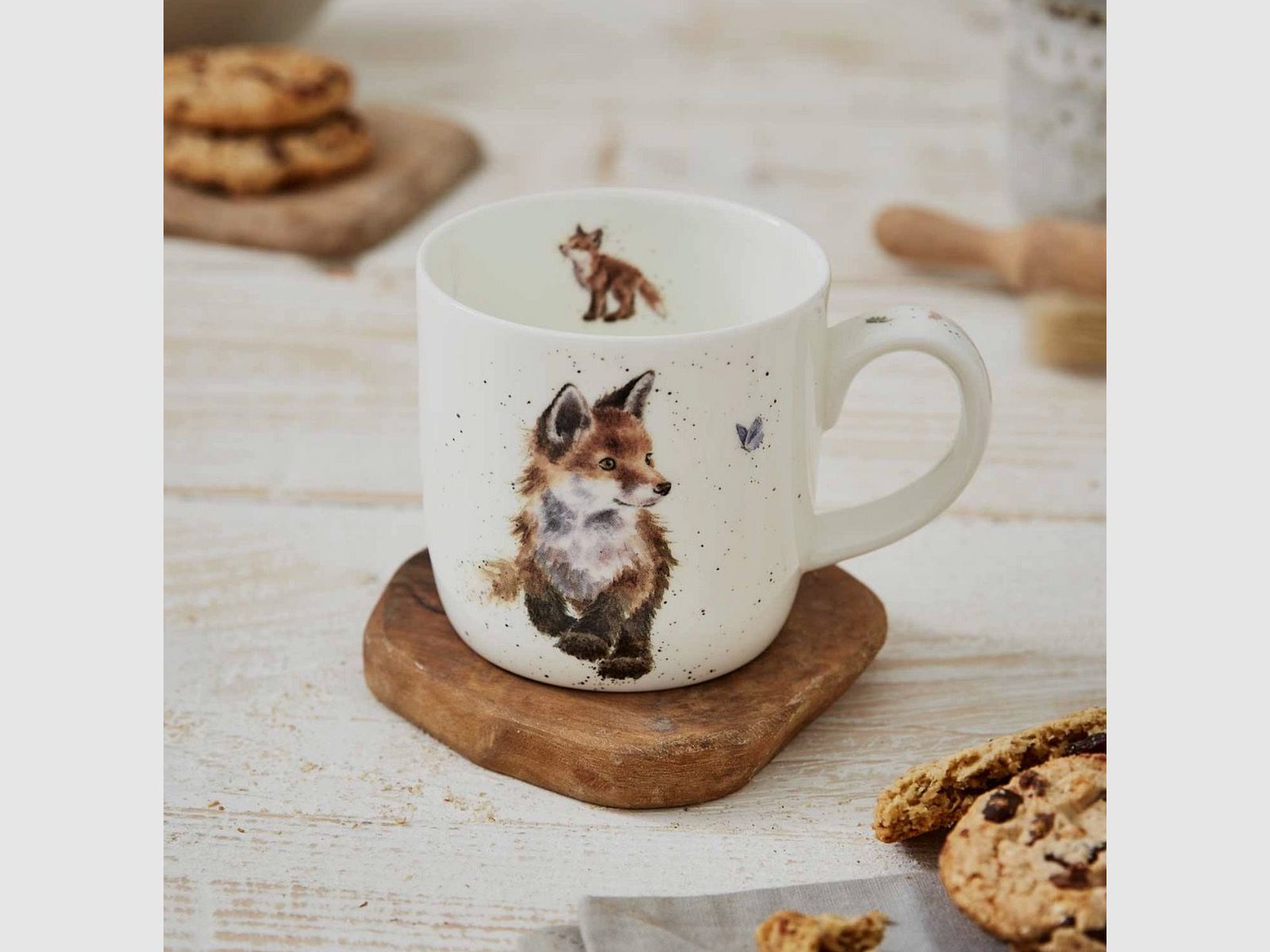 Wrendale Tasse 'Born To Be Wild' - Fuchs