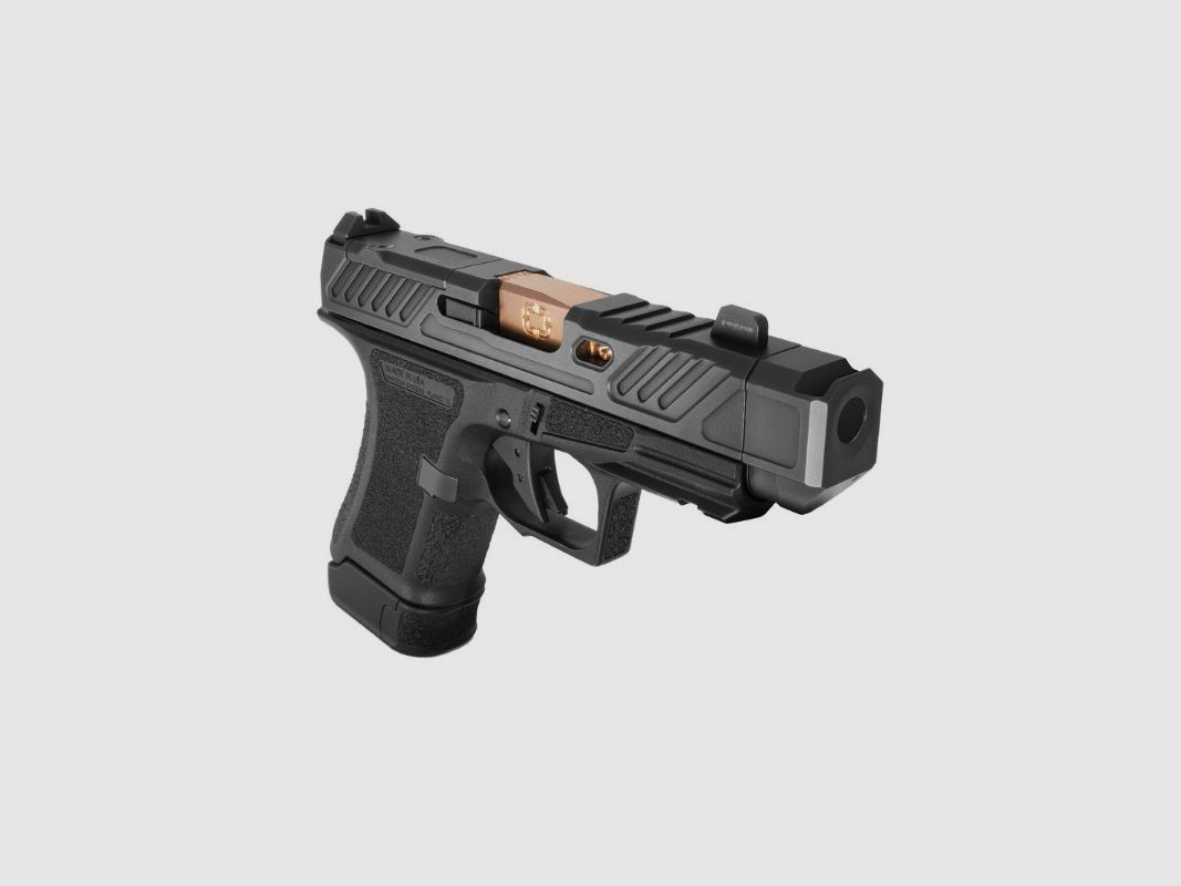 Shadow System CR920P 9mm Blk Frame Elite Slide OR Blk Spiral Barrel Bronze SS Rod Grn Tritium, Bild 3 von 3