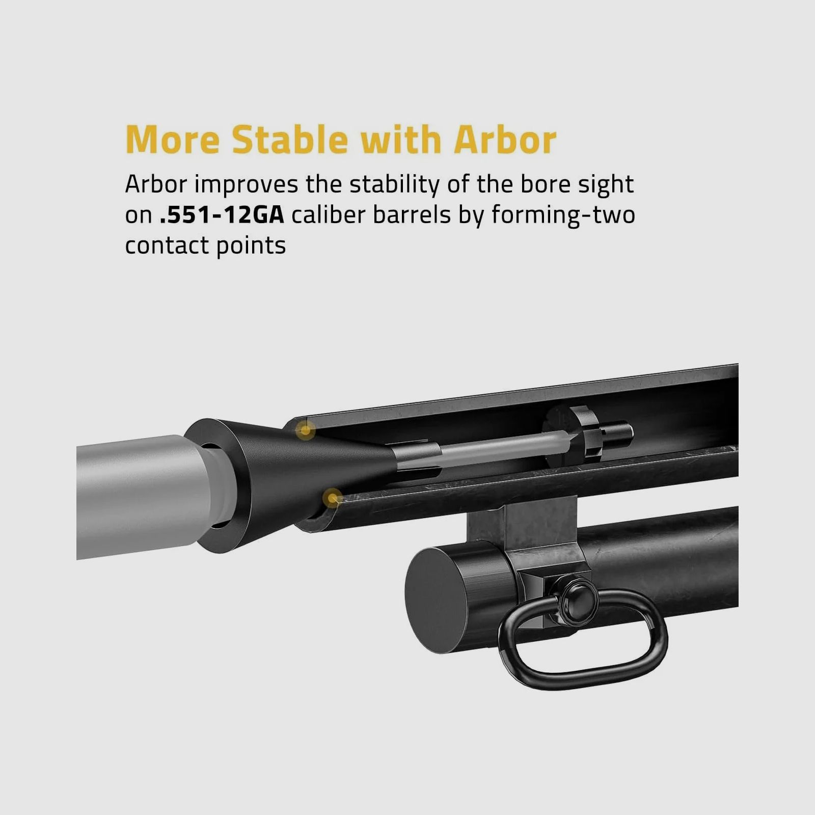 CVLife Bore Sight Laser - 32 Adaptern für Kaliber von 0,17 bis 12GA