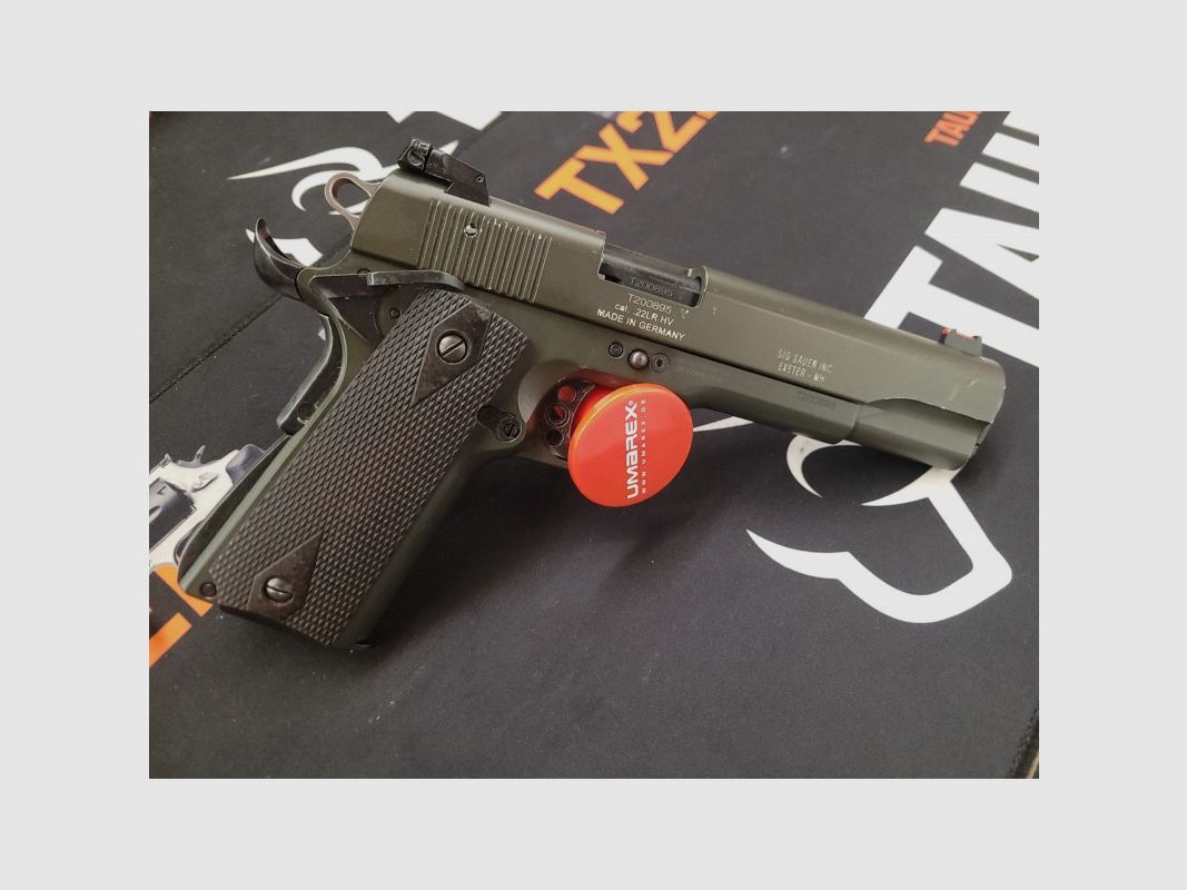 SIG SAUER 1911-22 GRÜN .22 lr gebraucht, Bild 2 von 5