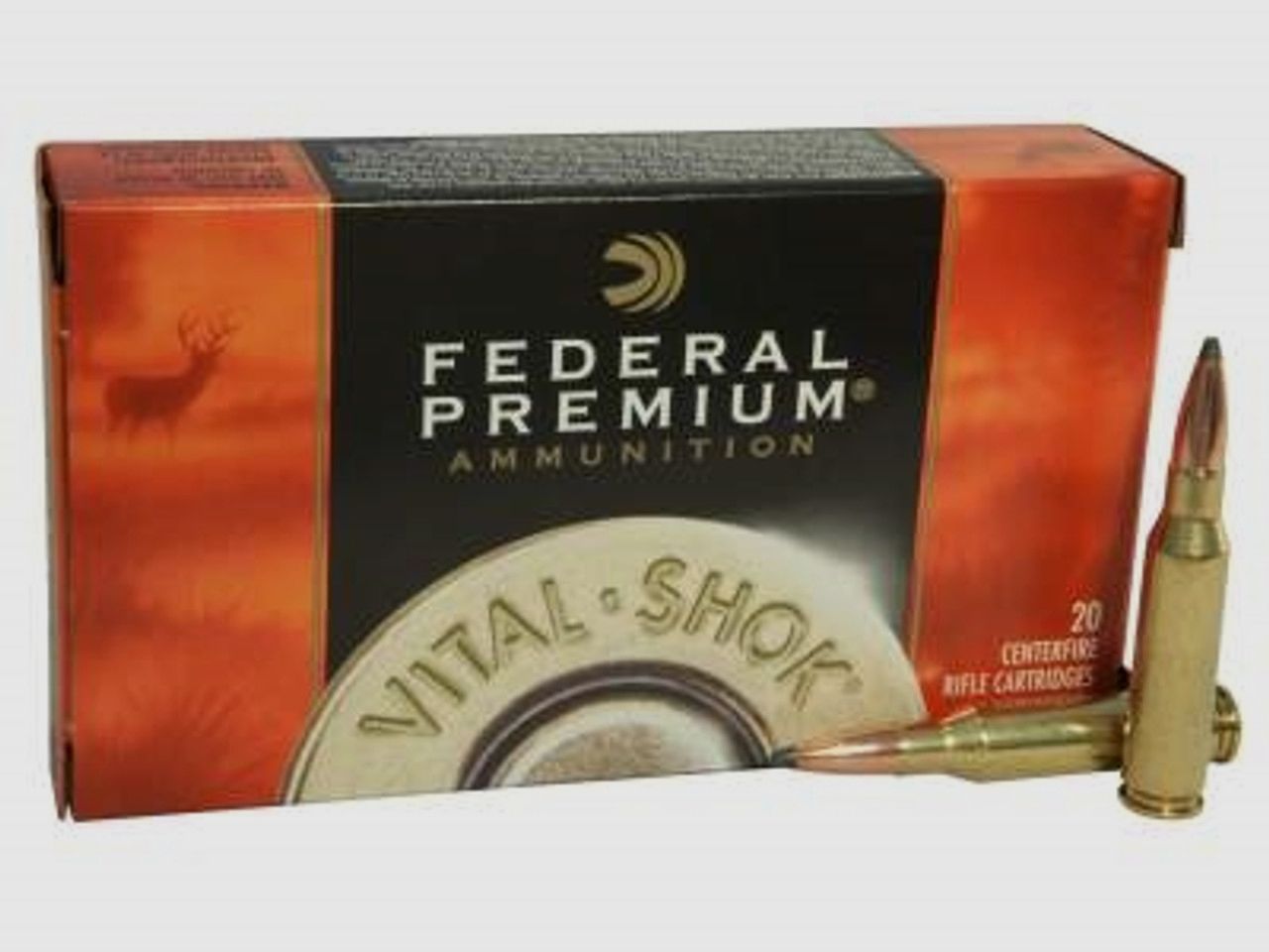 Federal Premium Nosler Ballistic Tip 7mm-08 Rem. 140GR 20 patronen