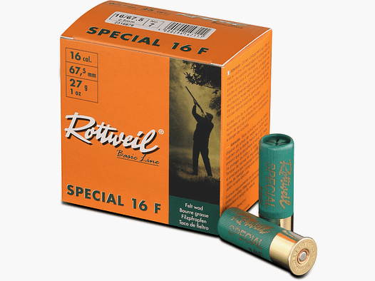 Rottweil Special 16 F 16/67,5 2,5mm - 25 stuks.