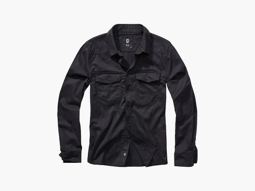 Brandit Brandit Hemd Flanellshirt schwarz