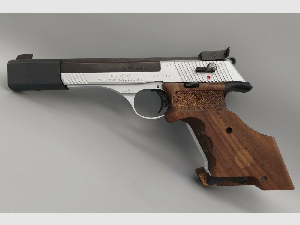 Erma ESP 85A Pistola Deportiva KK Bicolor con Empuñadura Nill Form .22lr