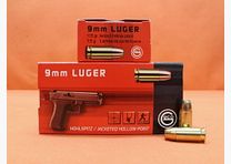 GECO cartridge 9mm Luger GECO 115grs JHP (2317707) VE 50 cartridges / 7.5g hollow point (with predetermined breaking points)