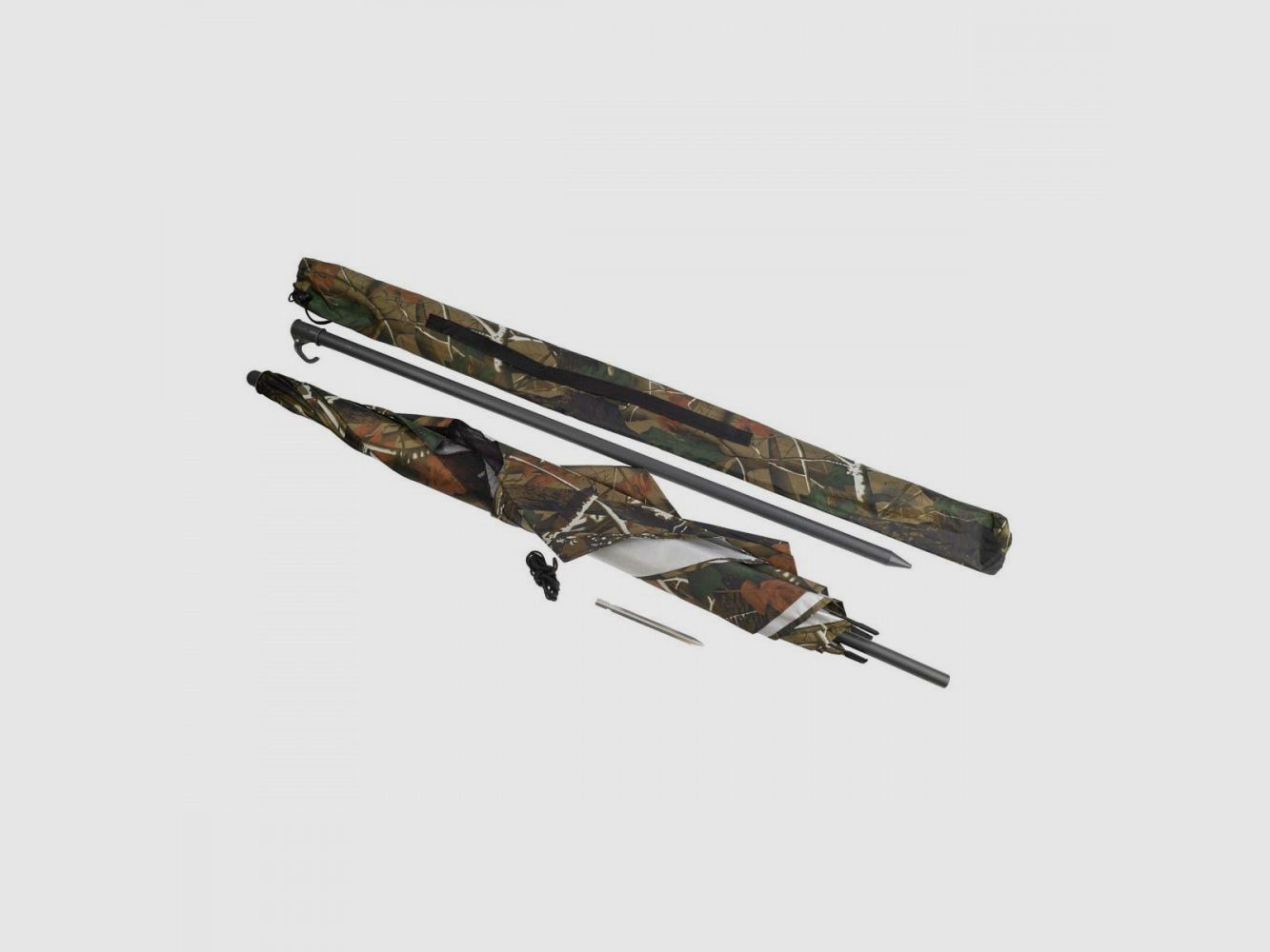 Ombrello rettangolare camo, immagine 1 di 3