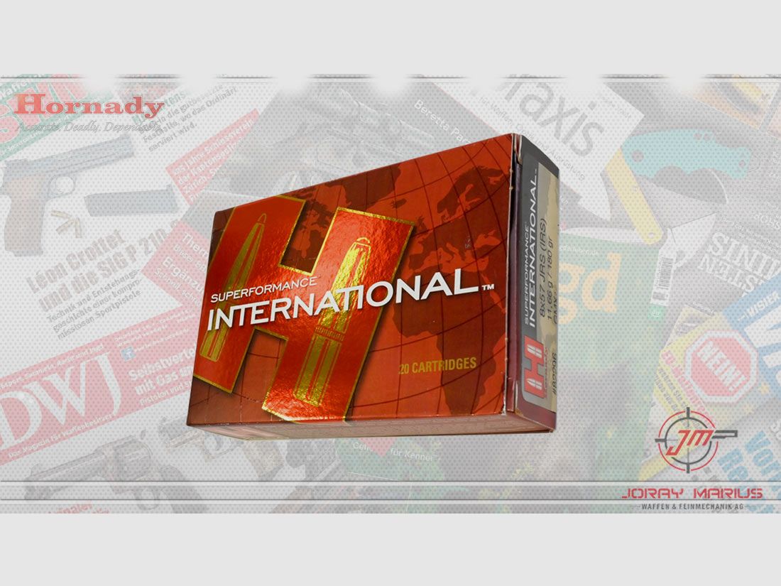 8x57JRS Hornady 11.66g 180gr GMX Bleifrei