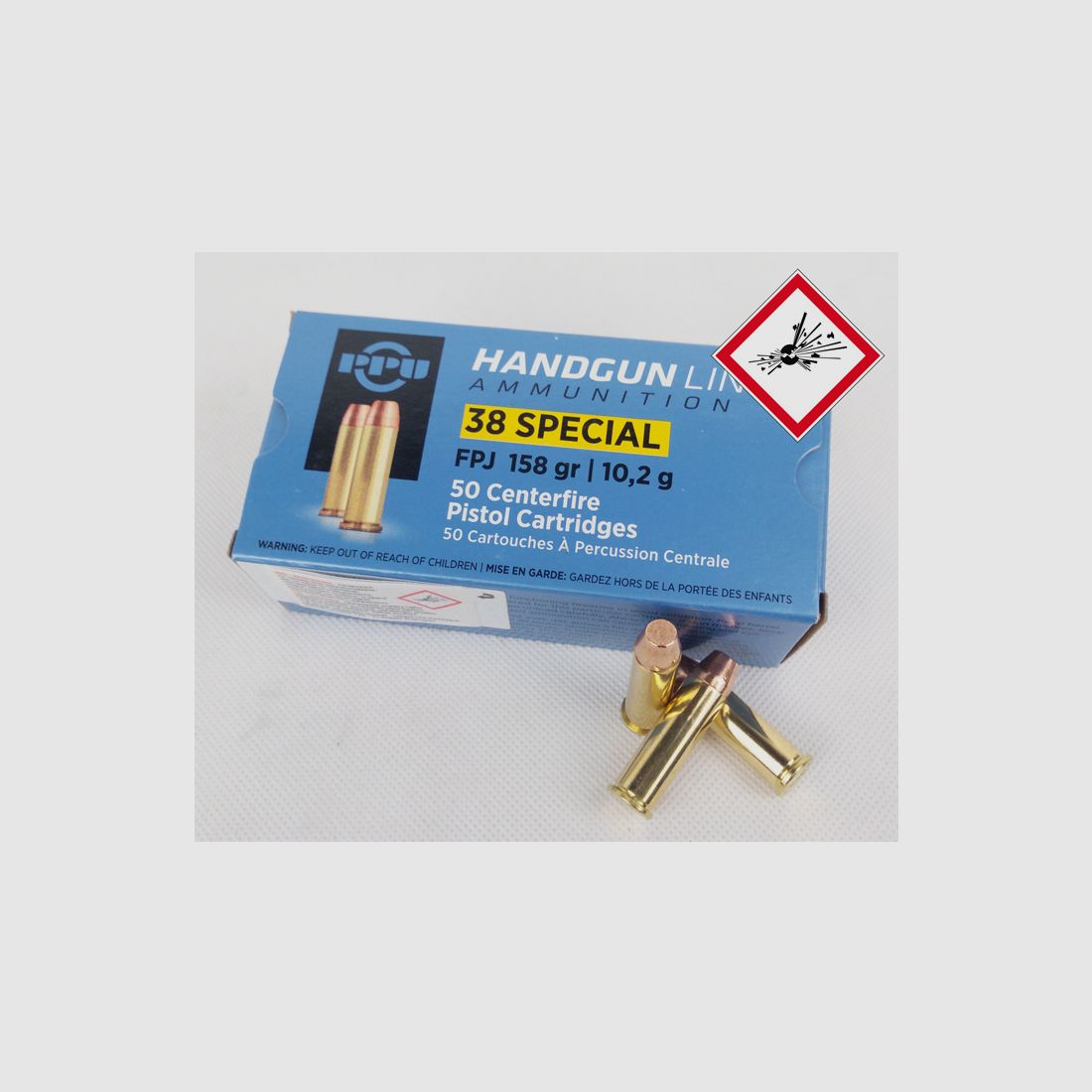 PPU Revolverpatrone .38 Special 158grs VM FK - FPJ