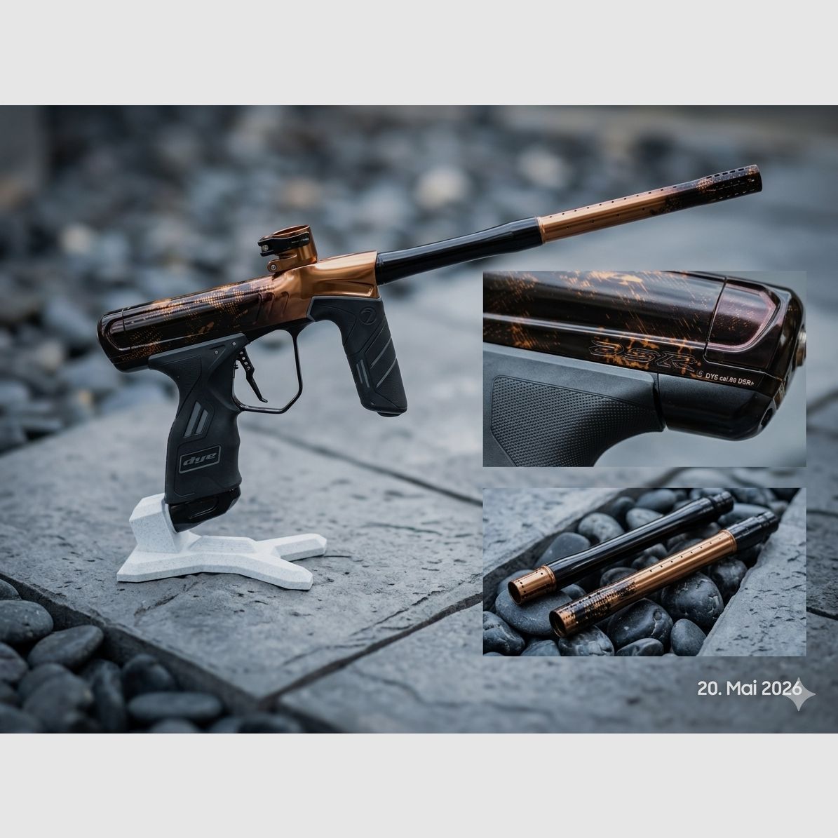 DYE DSR+ PGA Blackout Copper Polished – Absoluter Neuzustand (Nur 2x gespielt!)