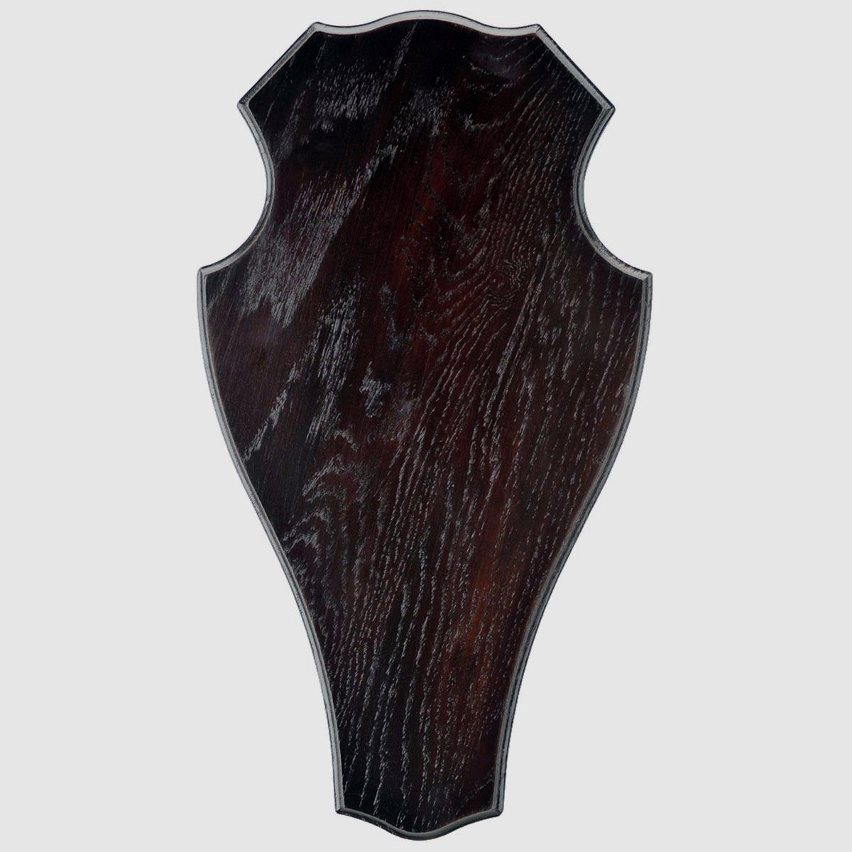 Eurohunt Geweihbrett 52x26cm Eiche - Dunkel - Rund