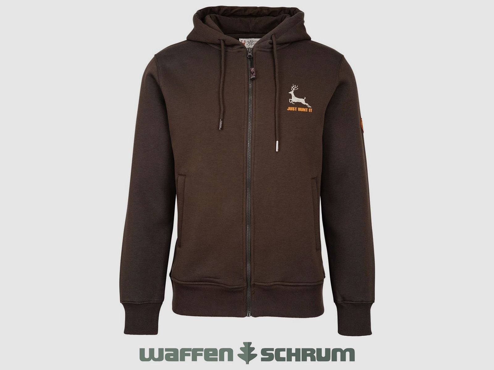 Hubertus Hoodie Just Hunt It Oliv/ braun