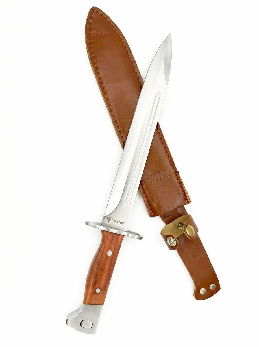 Couteau militaire de 35 cm de style baïonnette AK-47, poignard + étui