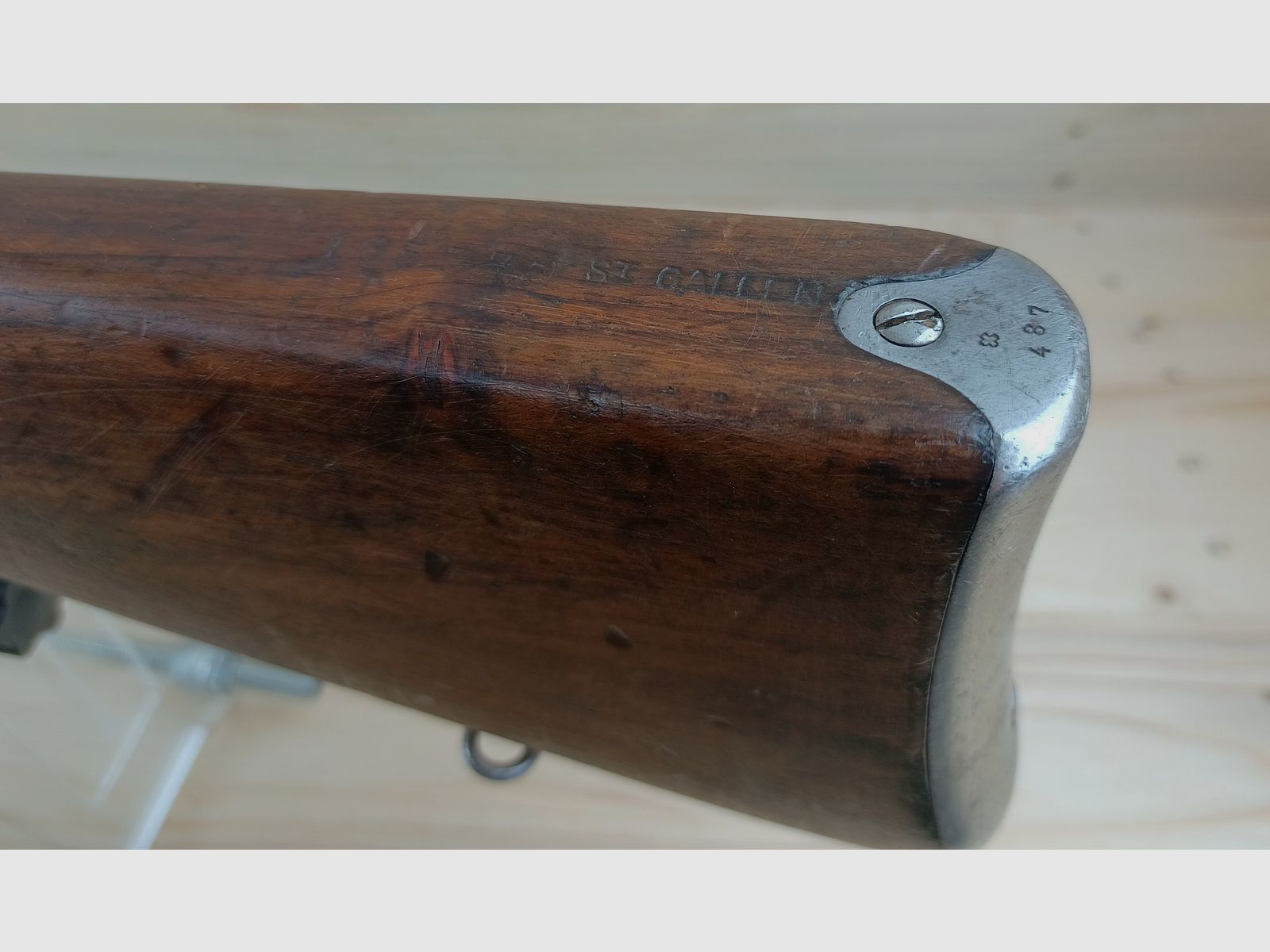 Schmidt Rubin G11, Kal. 7,5x55 Swiss *gültiger deutscher Beschuss*