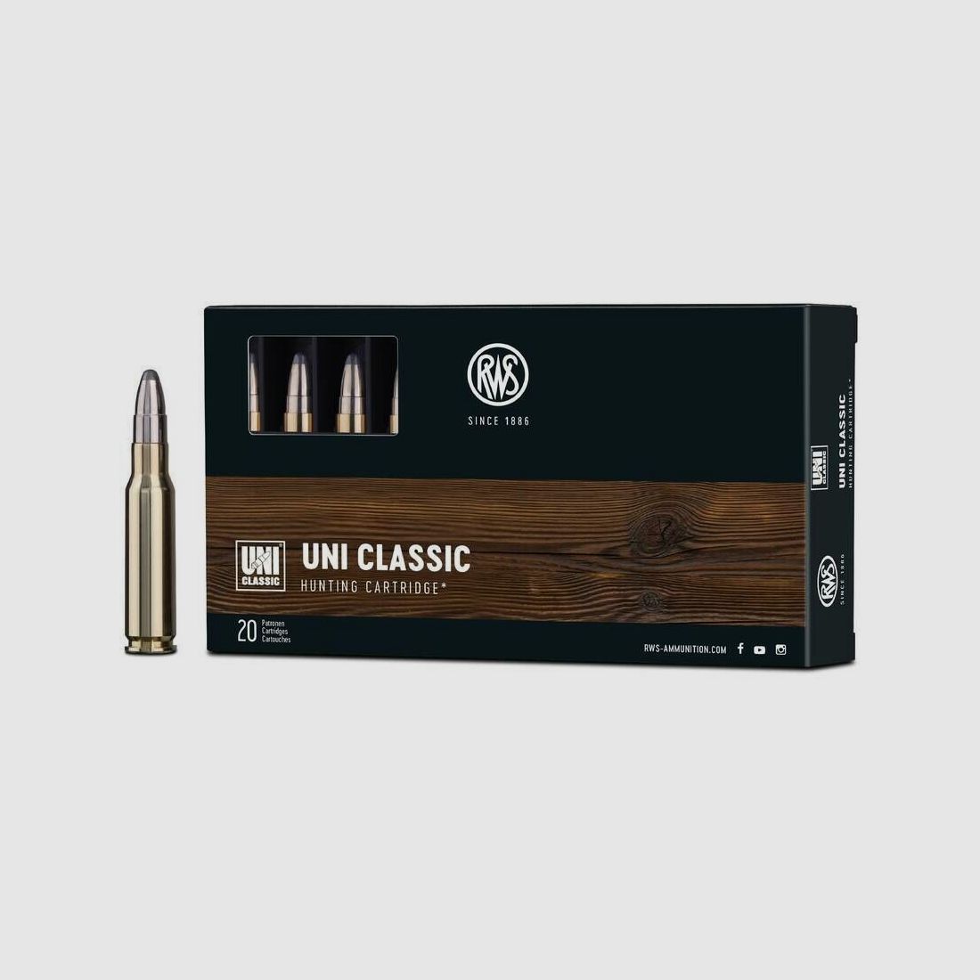 RWS Uni Classic 11,7g/180grs à20 .308 Win