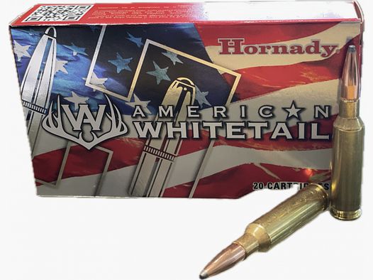 HORNADY AMERICAN WHITETAIL - 6,5 CREEDMOOR - 129 GRS - 20 CARTOUCHES
