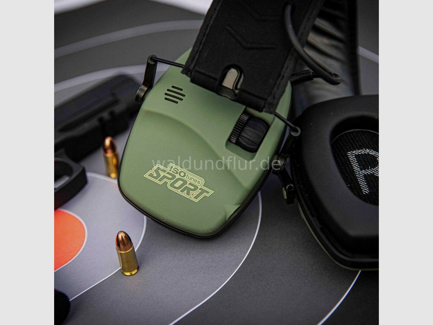 AKAH ISOTUNES Sport Defy Slim verde, con Bluetooth