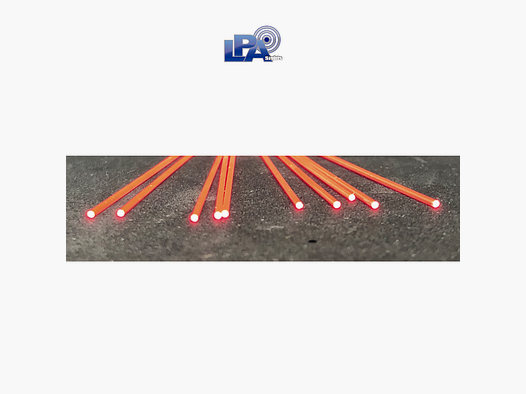 LPA BARRAS FIBRA OPTICA DIAM. 1 mm. ROJAS