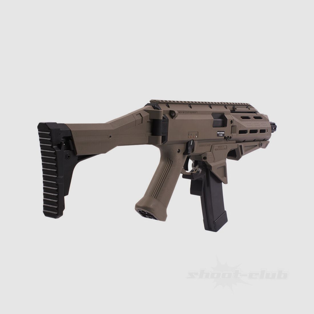 ASG CZ Scorpion EVO 3 A1 ATEK Airsoft S-AEG 6 mm BB FDE Dual Tone