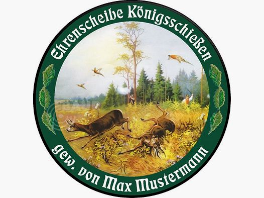 Schützenscheibe ECO-LINE Motiv 148