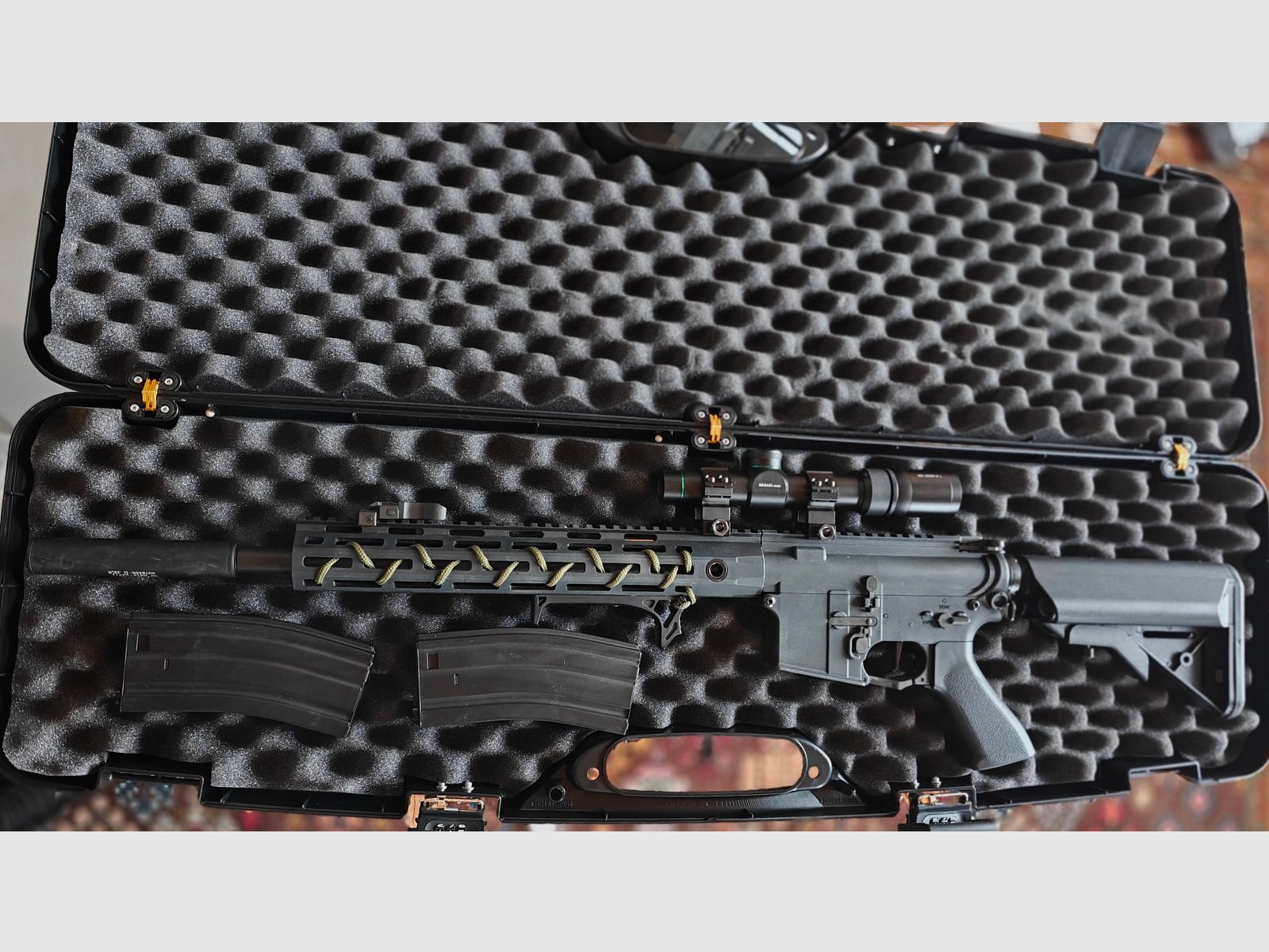 Begadi Sport M4 "Nylon Series" -GEN.5- Upgrade S-AEG mit PRO HopUp, Begadi CORE EFCS / Mosfet & FSWS 