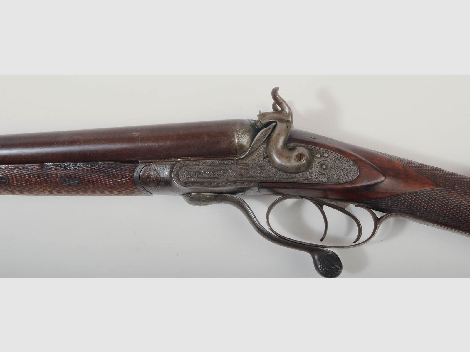 Double-barreled shotgun ca. 1880    Article 12909