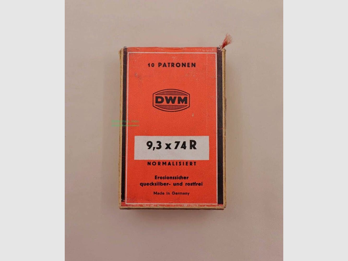 DWM, Berlin rifle cartridges 9.3x74R
