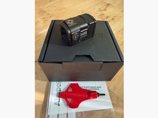 Aimpoint ACRO C2 C-2 3,5 MOA Red Dot Reddot rood punt vizier als nieuw met factuur