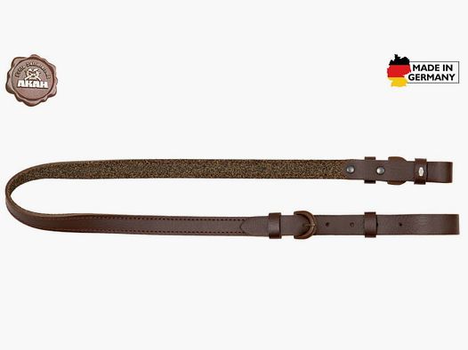 AKAH Gewehrriemen genietet mit Kork-Unterlage