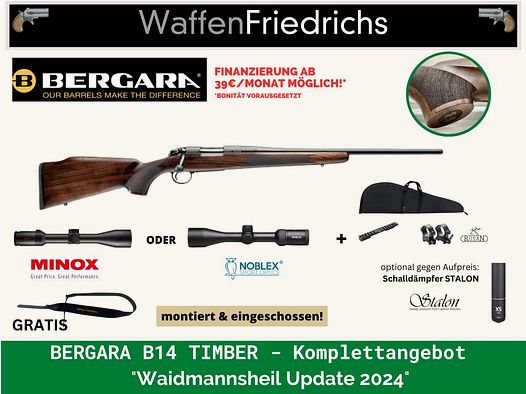 Bergara B14 Timber Waidmannsheil - Armi Friedrichs