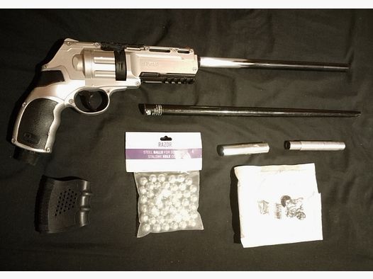 Custom T4e HDR50 RAM Paintball Marker Cal .50 Long Run Rifle long barrel Big Power kit full Open DIY defective project steel balls balls steel