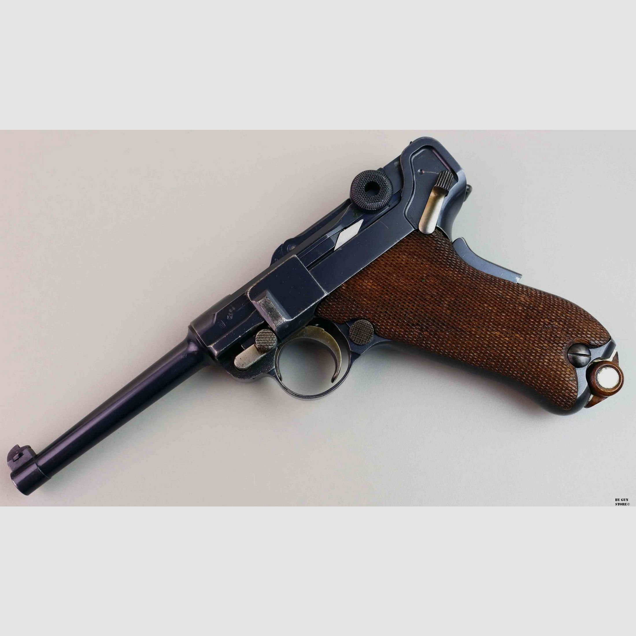 Pistole Luger DWM mod. 1900/06 Militär Kreuz in der Sonne Kal. 7,65 Parabellum Seriennr. 6806, Bild 2 von 14
