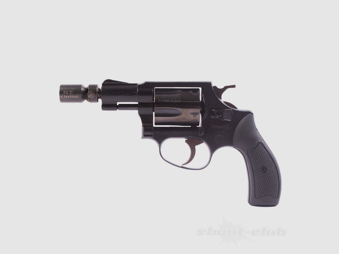 Revólver Weihrauch HW 37 de fogueo en calibre 9mm R.K.