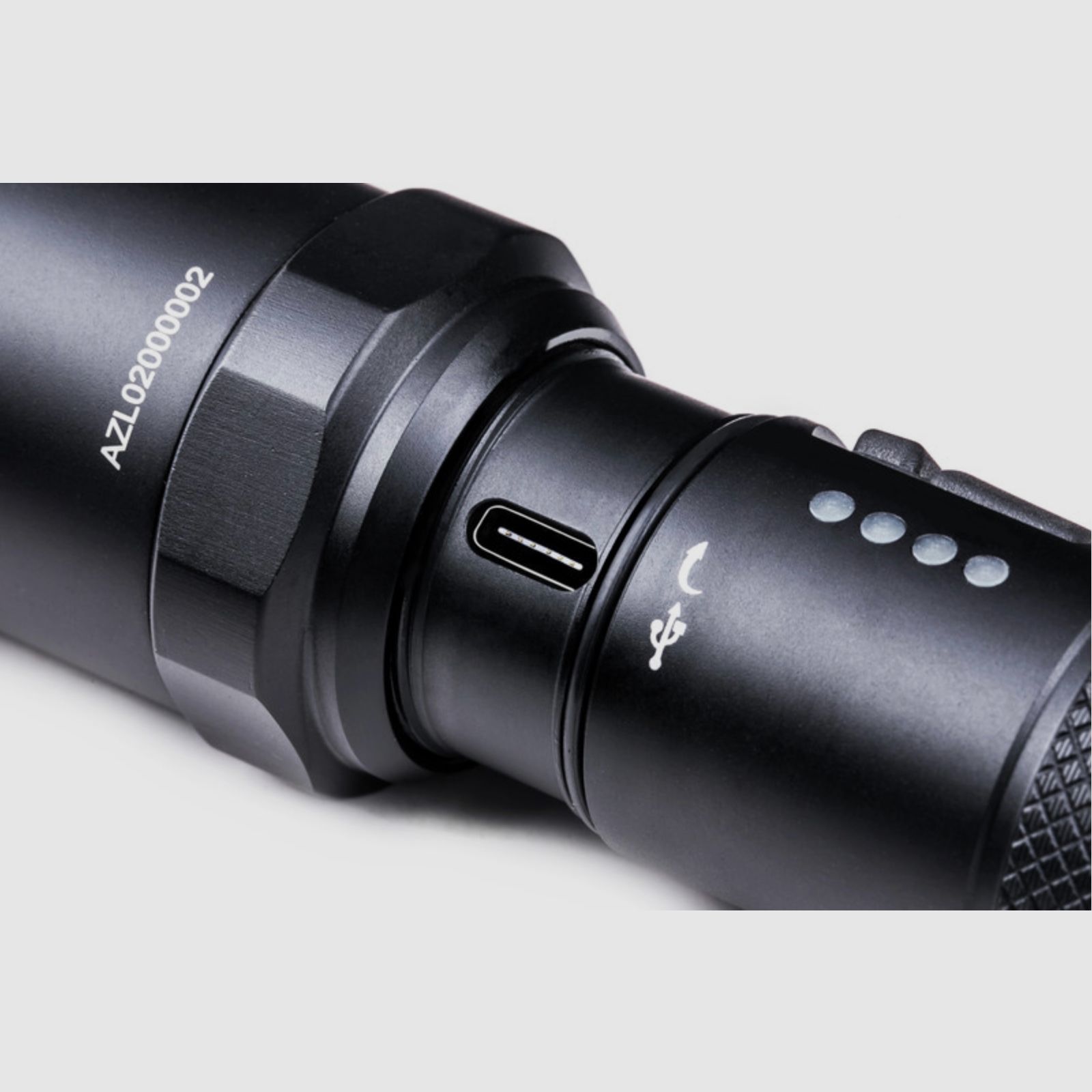 NEXTORCH P81 2,600 Lumen tactical LED flashlight, USB-C rechargeable function, glass breaker