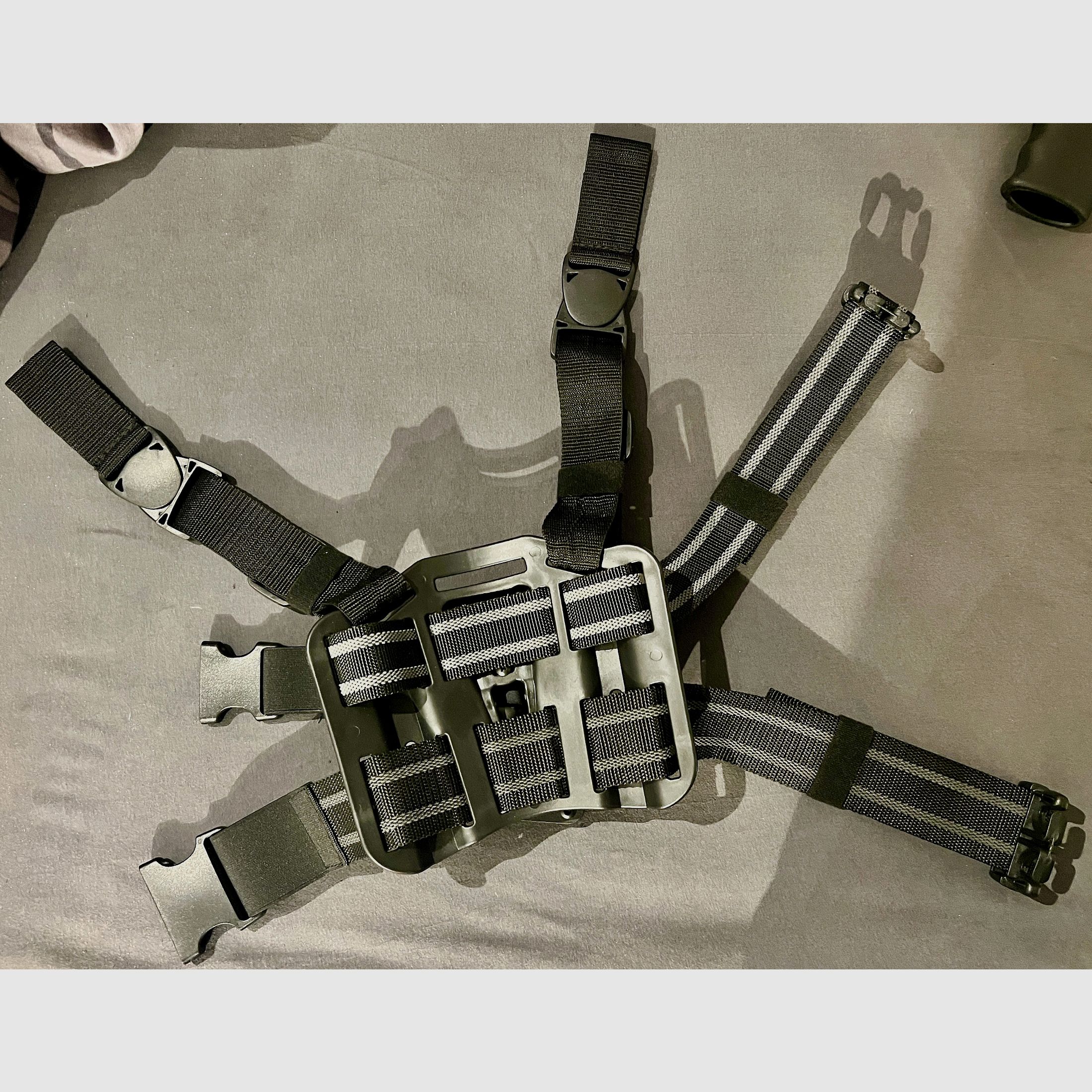 Zeldzaam MP5 beenholster – MP5 / MP5K / MKE T94 / SP5 / SP5K / SP89 – Kydex Nylon Tactisch