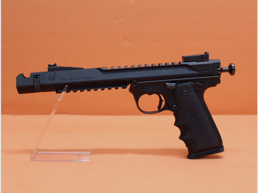 Volquartsen Ha.Pistolet .22lr Volquartsen Mk IV Frame 22/45 Black Mamba 6" lufa/ kompensator/ gwint 1/2-28